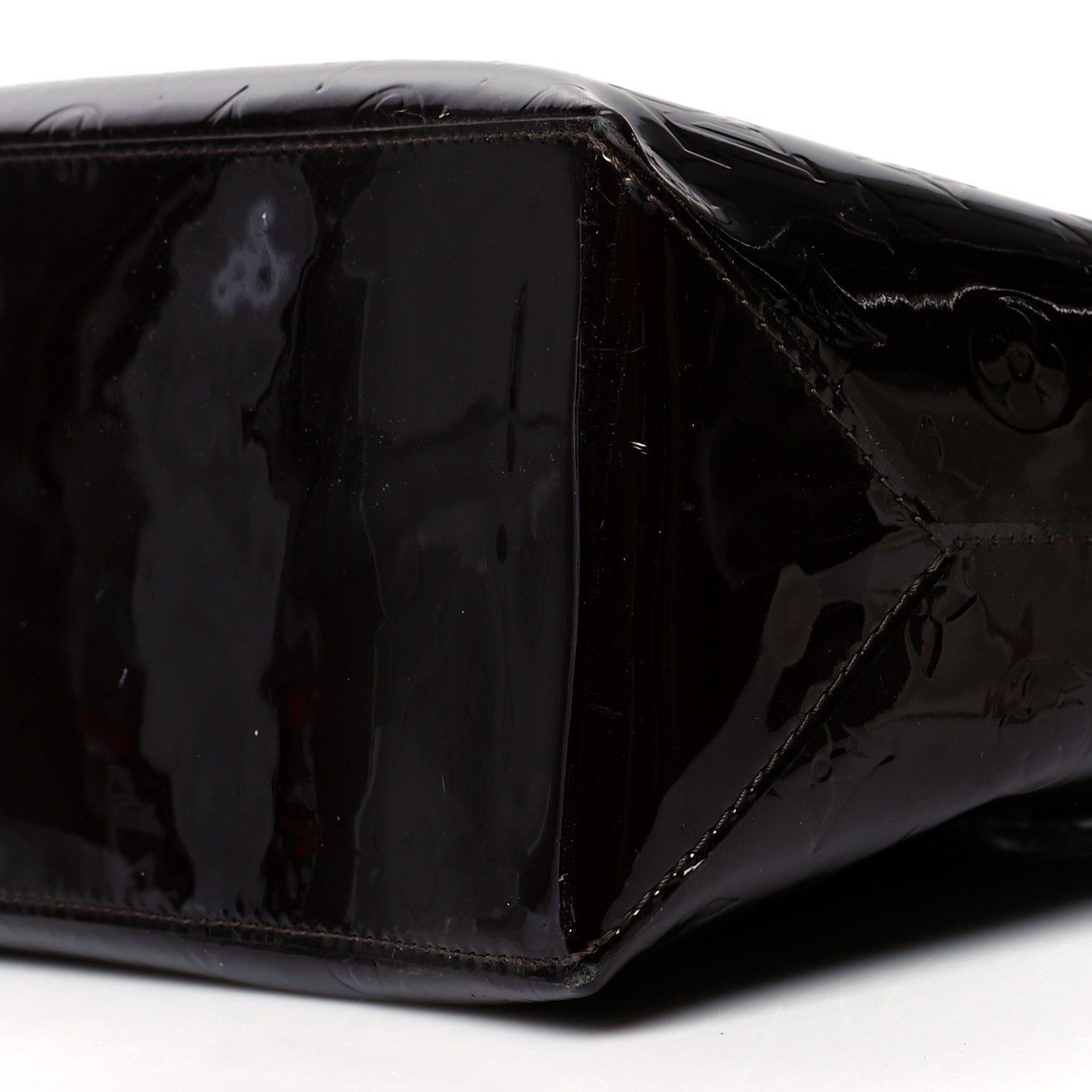 Louis Vuitton Vernis Wilshire MM Amarante 9 of 15