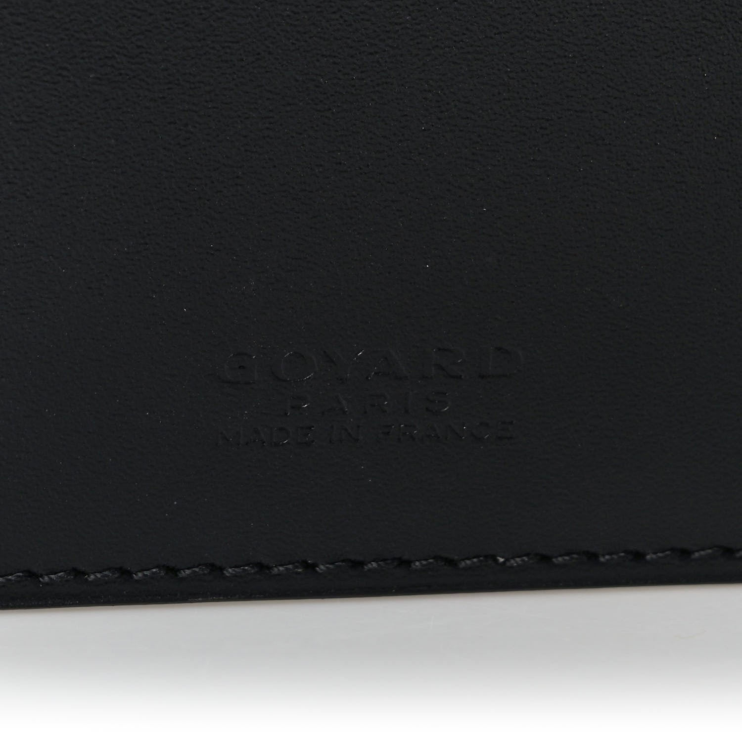 Goyard Goyardine Grenelle Passport Wallet Black Gold 6 of 7