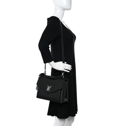 Louis Vuitton Soft Calfskin My Lockme Top Handle Black 2 of 11