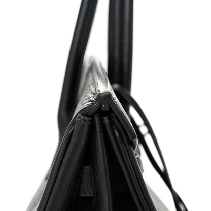Hermes Taurillon Clemence Birkin 35 Black 12 of 12