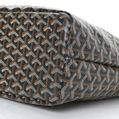 Goyard Goyardine Chien Gris Bag Black Gold 9 of 9