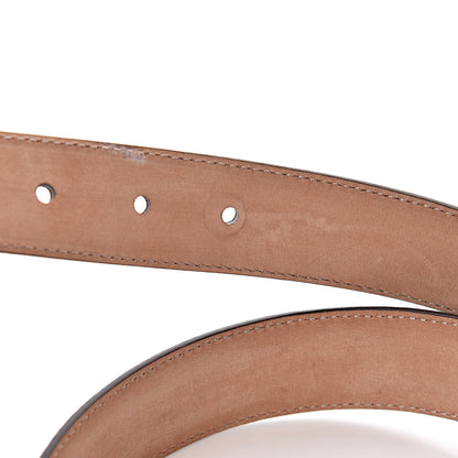 Gucci Textured Calfskin 30mm Belt 95 38 Dark Cocoa 8 of 8