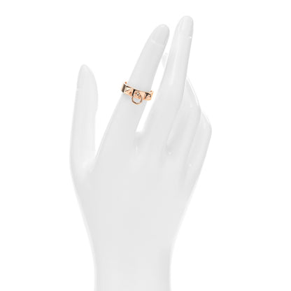 Hermes 18K Rose Gold PM Collier De Chien Ring 52 6 2 of 5
