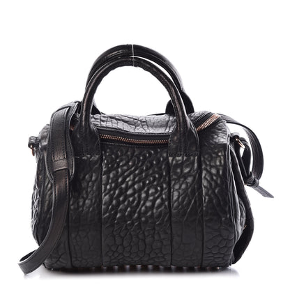 Alexander Wang Pebbled Lambskin Mini Rockie Black Rose Gold Hardware 1 of 12