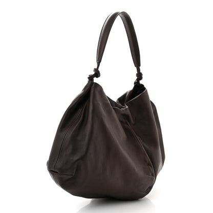 The Row Nappa Samia Bag Dark Brown 3 of 9