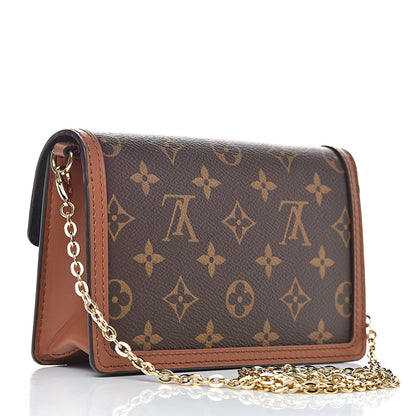 Louis Vuitton Reverse Monogram Dauphine Chain Wallet 3 of 9