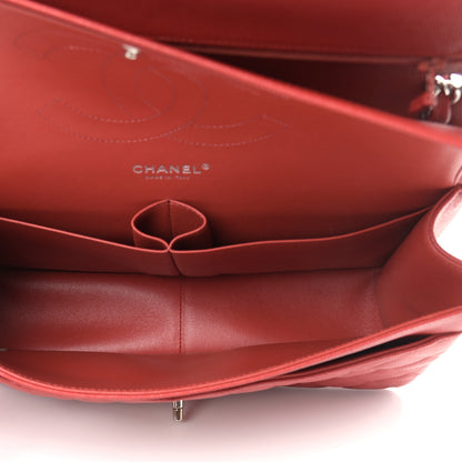 Chanel Caviar Quilted Jumbo Double Flap Red 5 of 10