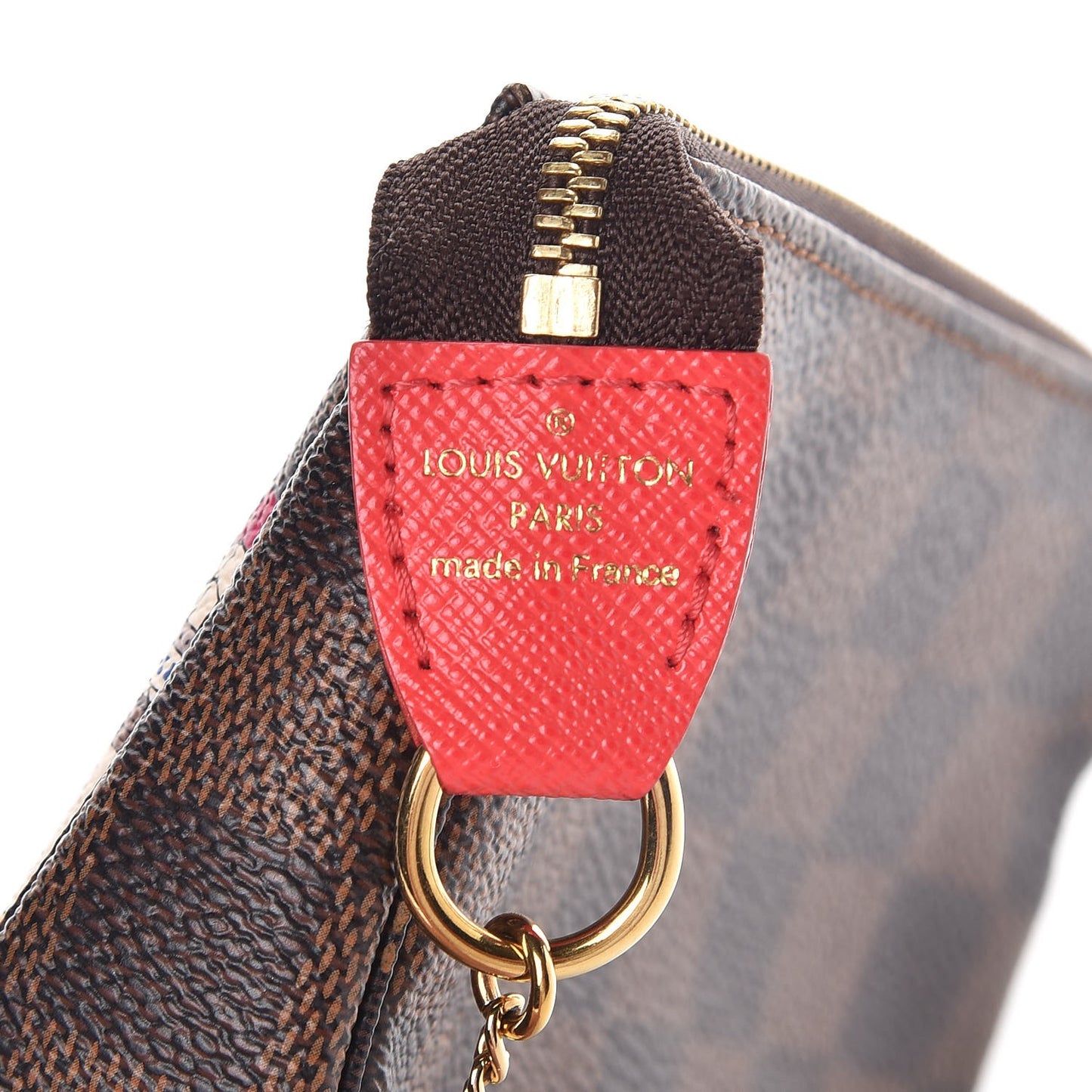 Damier Ebene 2016 Christmas Animation Mini Pochette Accessories