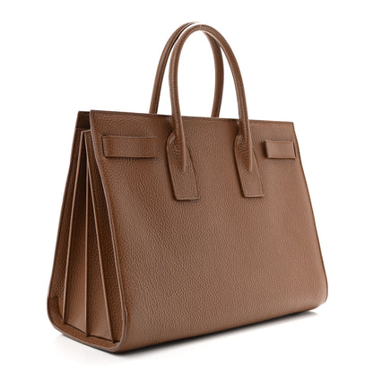 Saint Laurent Grained Calfskin Large Souple Sac De Jour Carryall Cinnamon 3 of 14