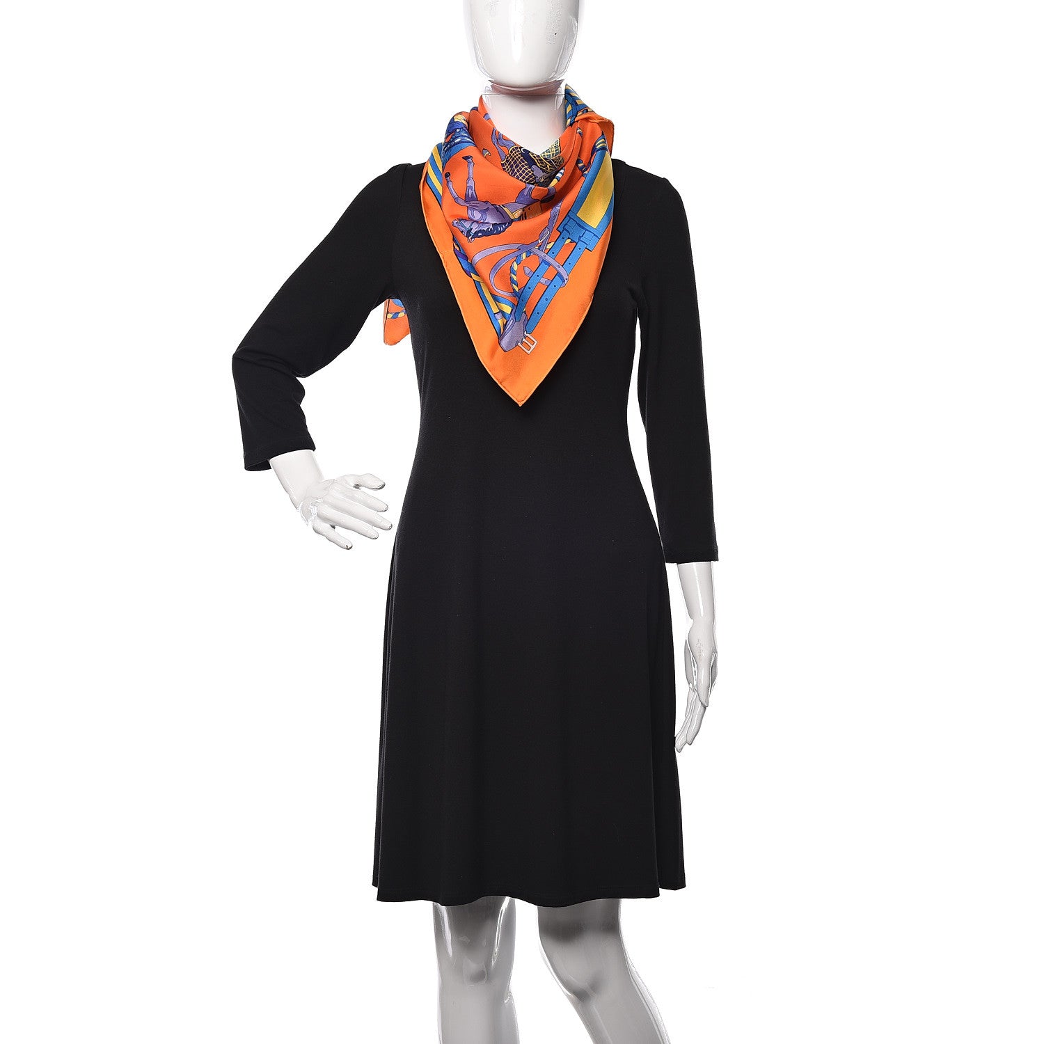 Hermes Silk Ronds De Marche Scarf 90 2 of 7