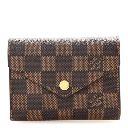Louis Vuitton Damier Ebene Victorine Wallet Cherry 1 of 7