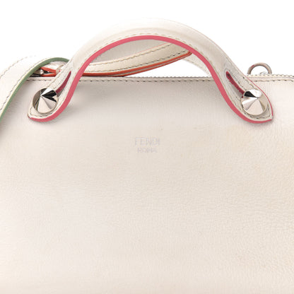 Fendi Vitello Dolce Crystal Croc Tail Mini By The Way Boston Bag White Ice Multicolor 15 of 15
