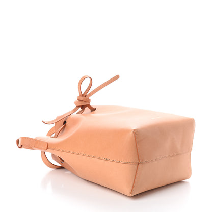Mansur Gavriel Calfskin Mini Bucket Bag Cammello Black 3 of 8