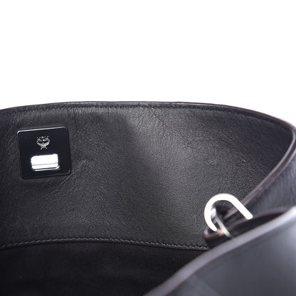 MCM Calfskin Ottomar Monogram Large Essential Tote Black 13 of 13