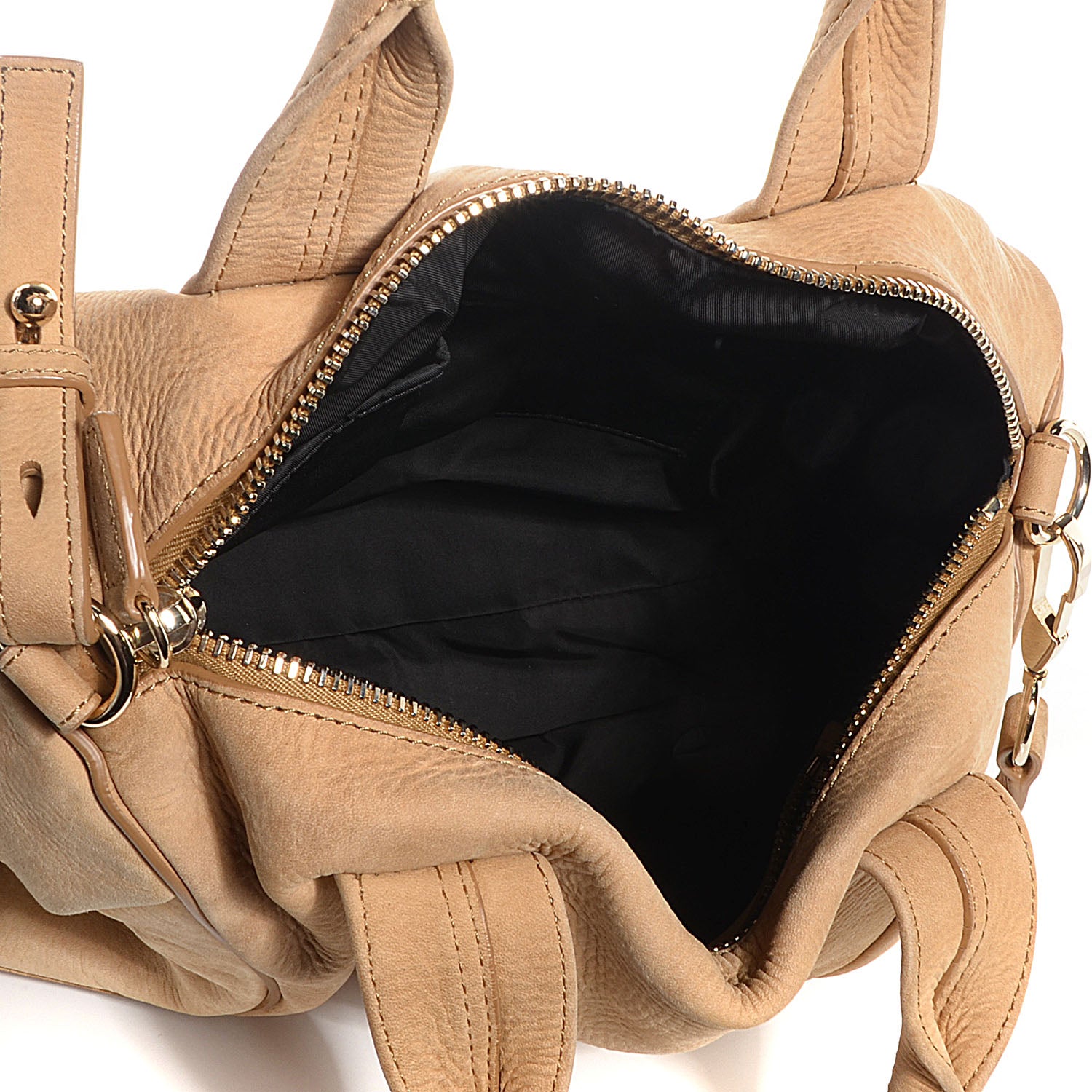 Alexander Wang Tumbled Nubuck Rocco Tan with Pale Gold Hardware 5 of 7