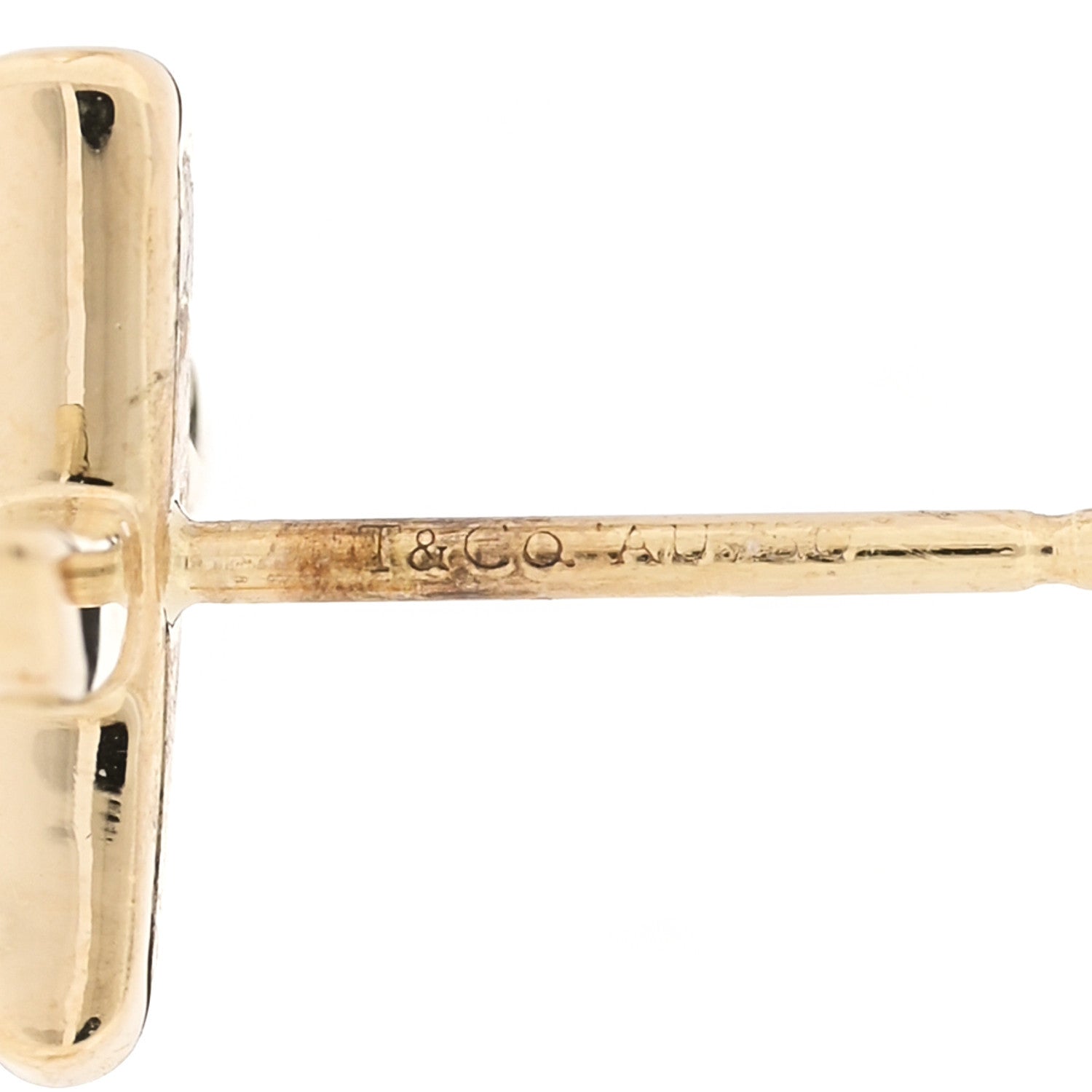 Tiffany 18K Yellow Gold Mini Paloma's Graffiti X Earrings 4 of 4