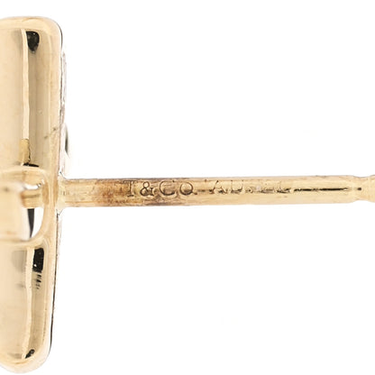 Tiffany 18K Yellow Gold Mini Paloma's Graffiti X Earrings 4 of 4