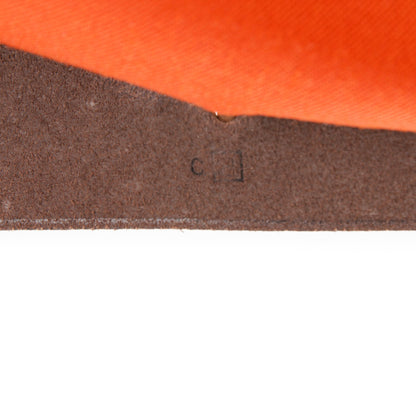Hermes Barenia Toile Herbag TPM Red Orange 7 of 8