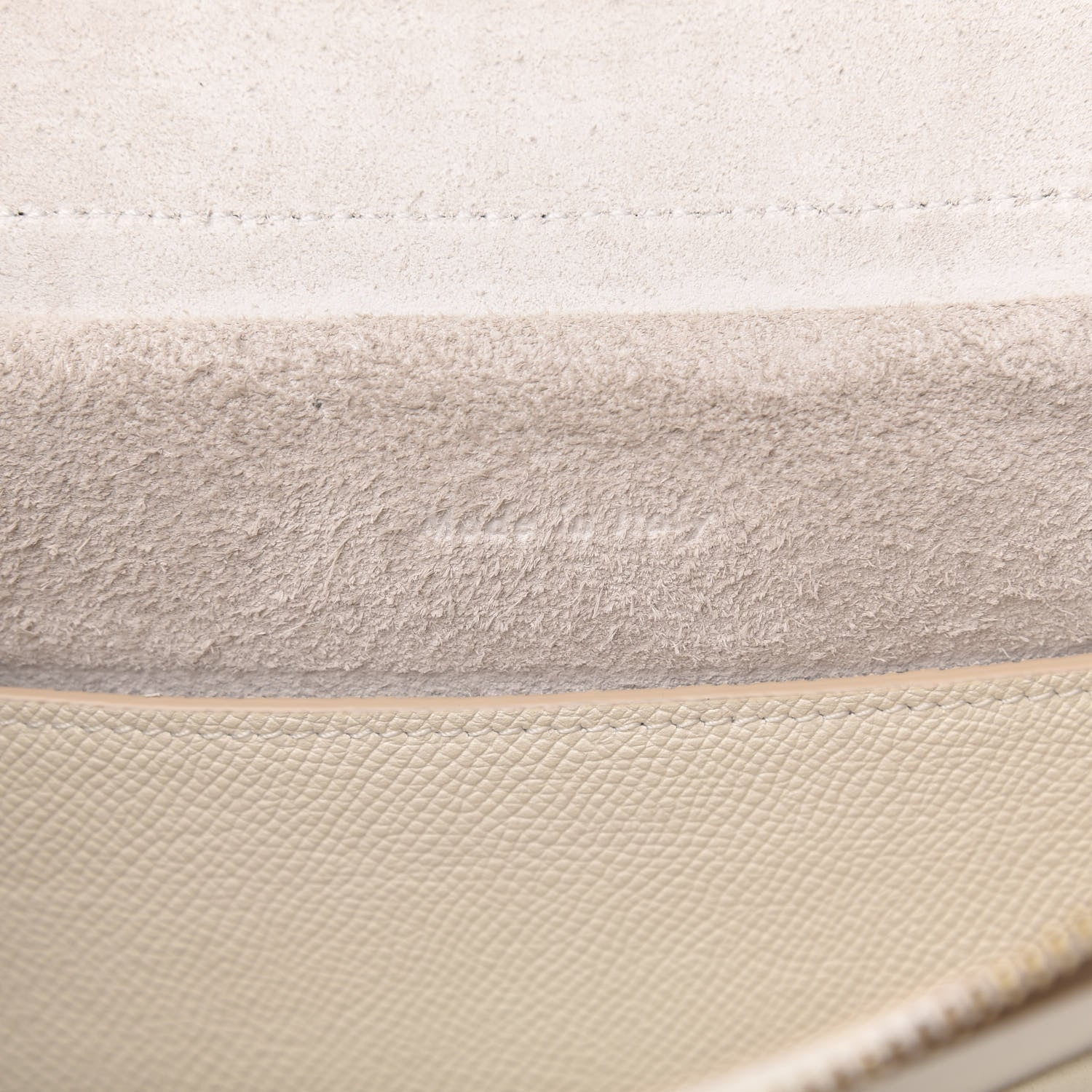Celine Grained Calfskin Micro Belt Bag White 6 of 13