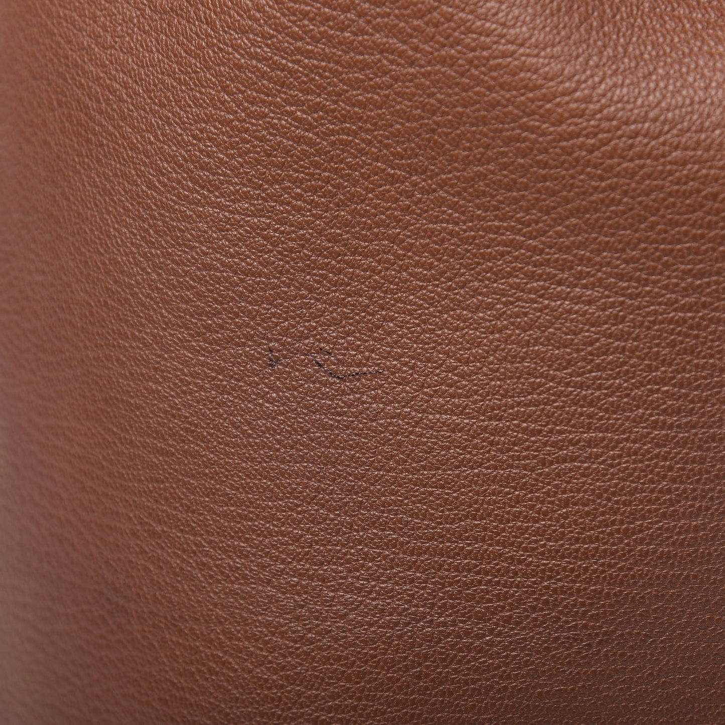 Grained Calfskin Large Antigona Tote Dark Brown Tan