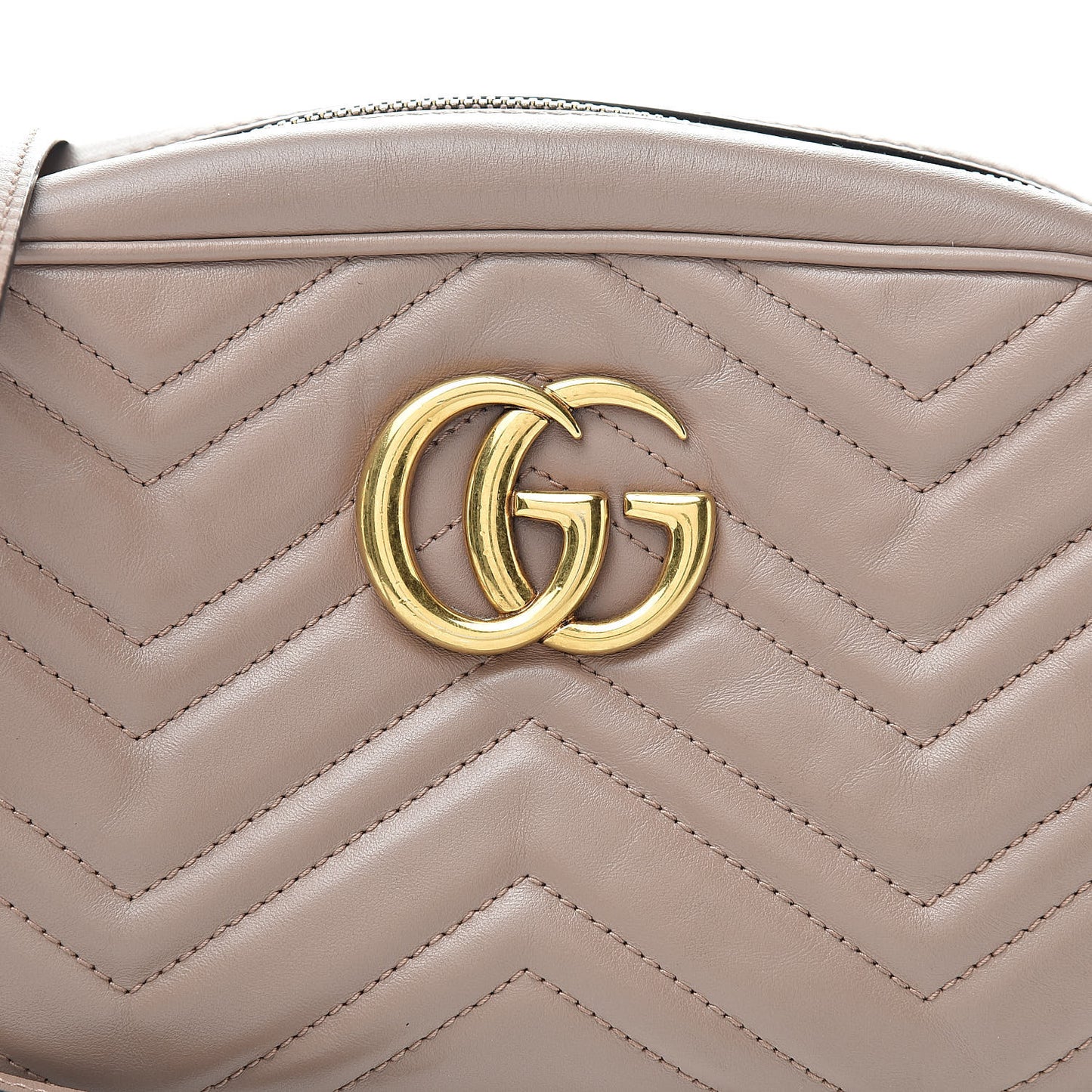Calfskin Matelasse Small GG Marmont Chain Shoulder Bag Porcelain Rose