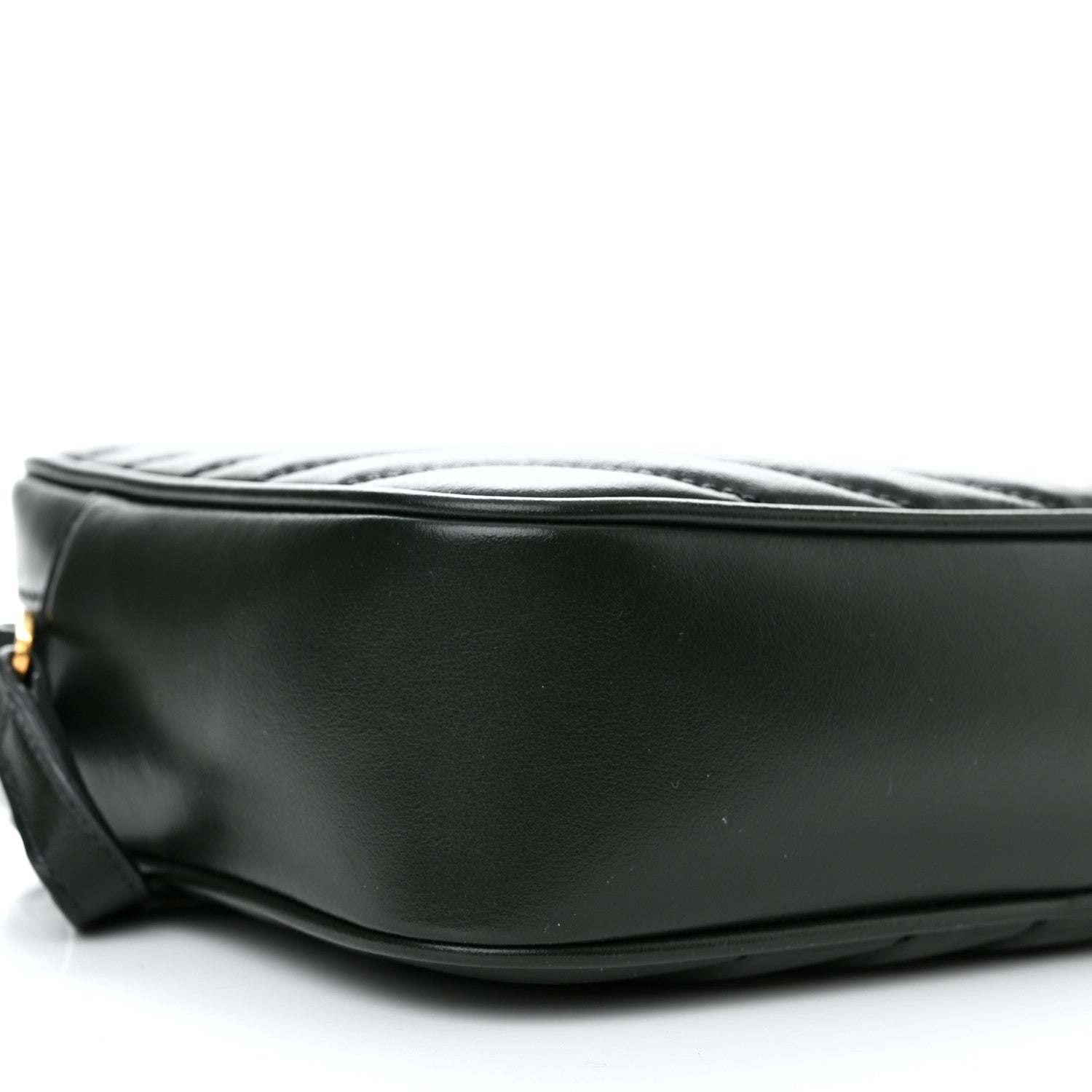Saint Laurent Calfskin Matelasse Monogram Lou Camera Bag Military Green 9 of 10