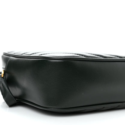Saint Laurent Calfskin Matelasse Monogram Lou Camera Bag Military Green 9 of 10