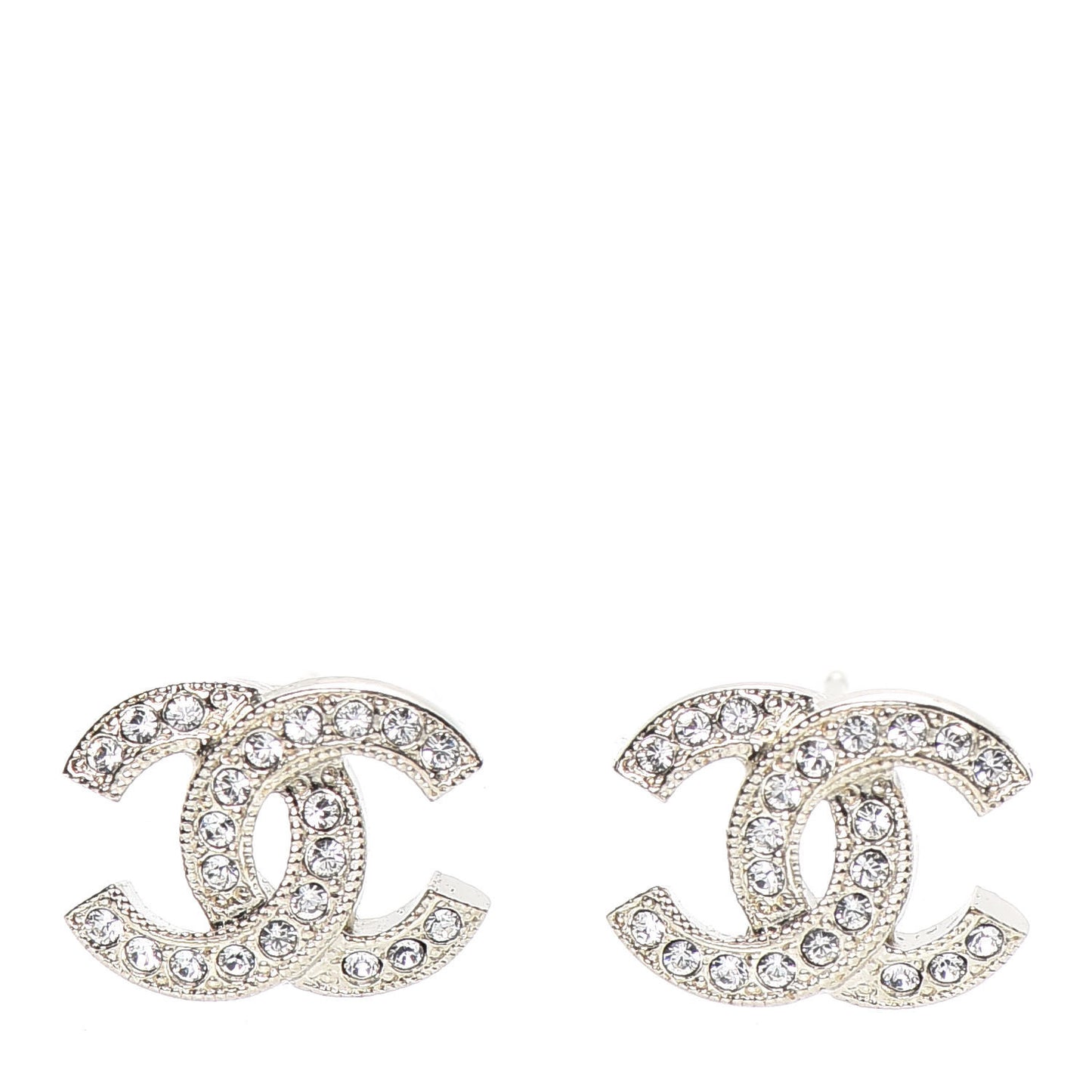 Crystal CC Earrings Gold