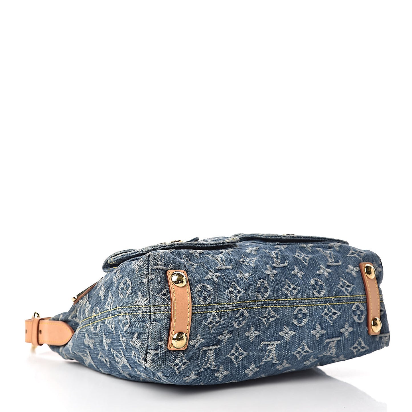 Monogram Denim Baggy PM Blue