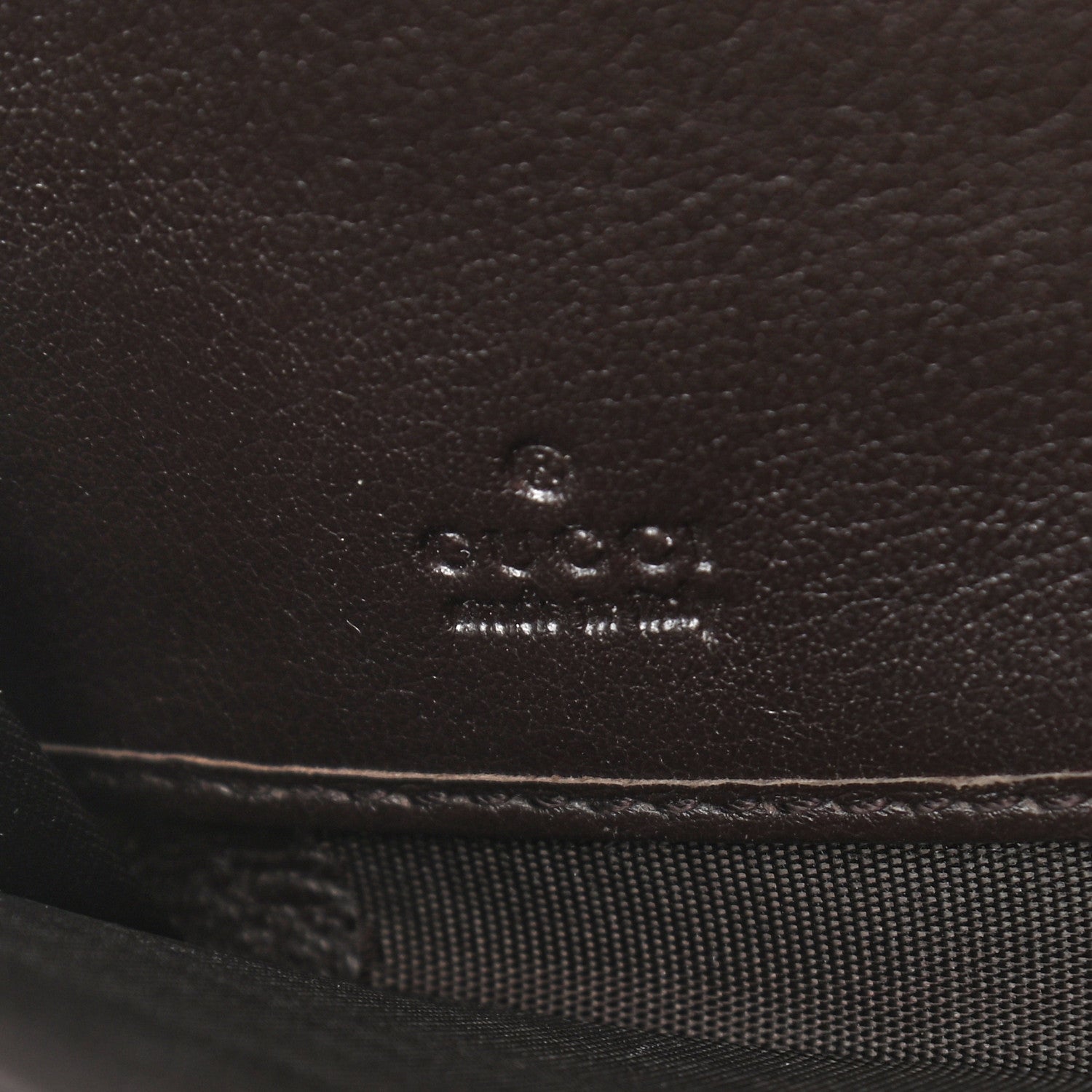 Gucci Monogram Margaux Calfskin Sukey Zip Around Wallet Beige Ebony Cocoa 6 of 6