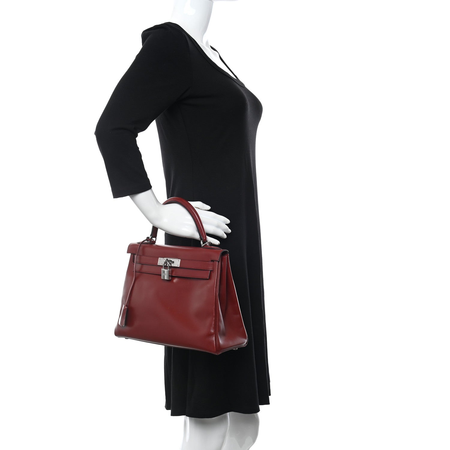Hermes Box Kelly Retourne 28 Rouge H 2 of 29