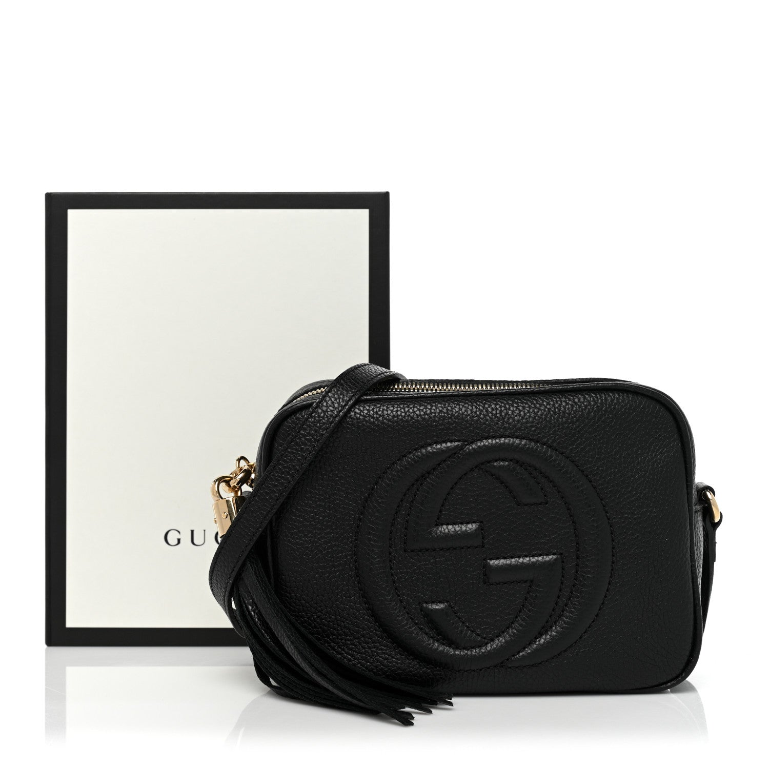 Gucci Pebbled Calfskin Small Soho Disco Bag Black 10 of 10