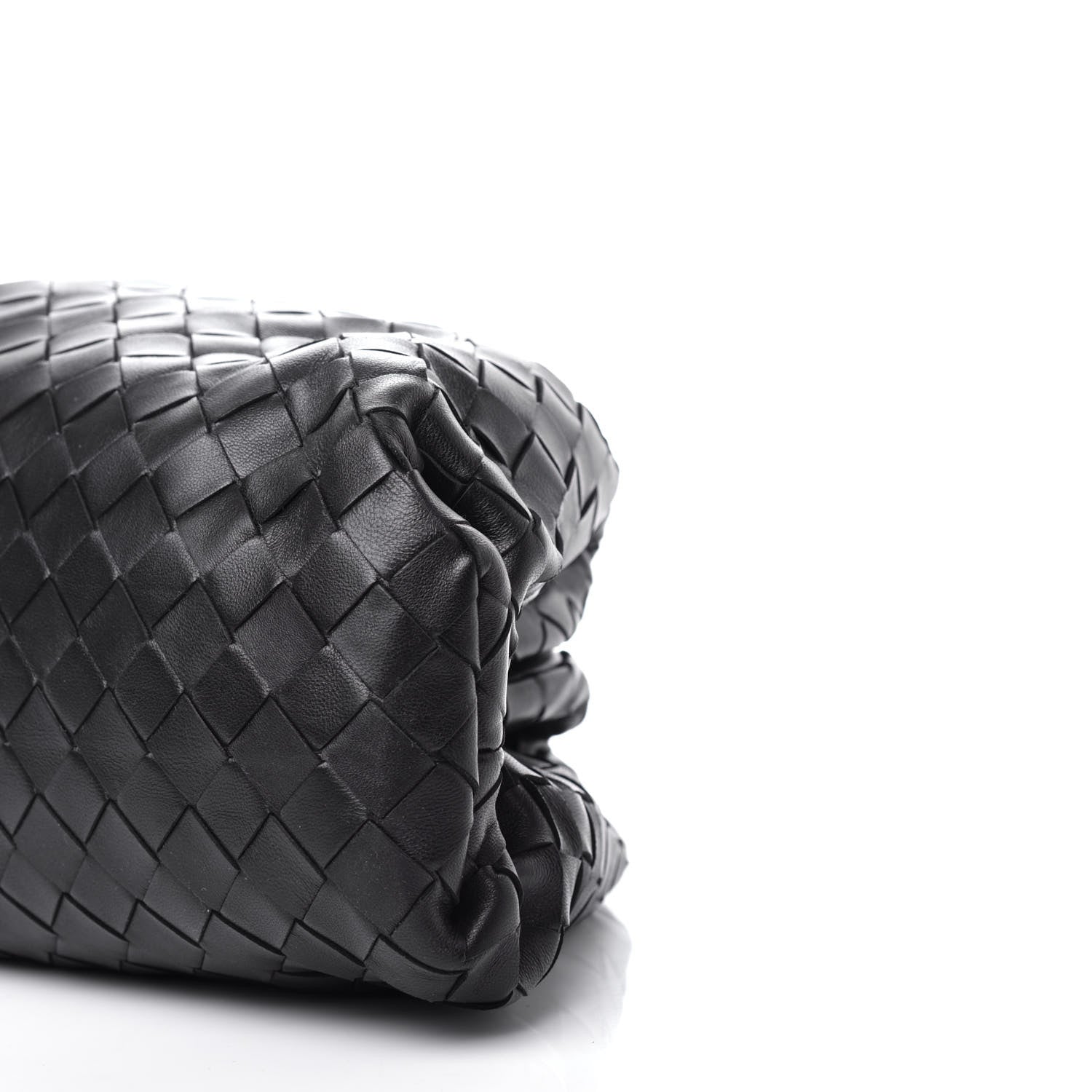 Bottega Veneta Nappa Maxi Intreccio The Pouch Oversized Clutch Black 9 of 10