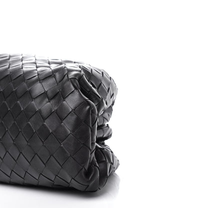 Bottega Veneta Nappa Maxi Intreccio The Pouch Oversized Clutch Black 9 of 10