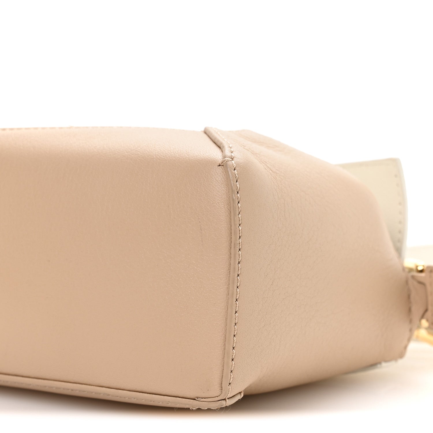 Loewe Calfskin Mini Puzzle Edge Bag Soft White Paper Craft 1830504