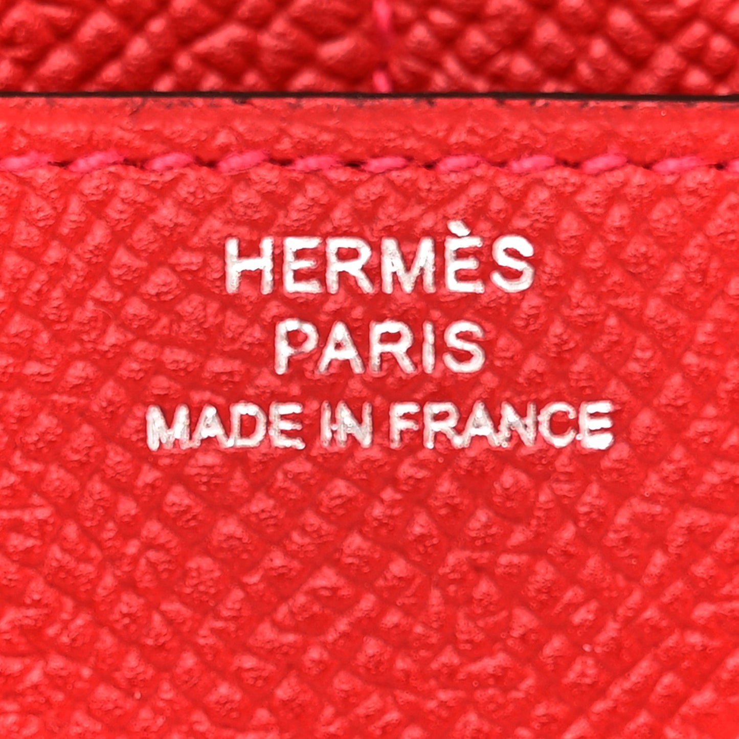 Epsom Constance Compact Passant Wallet Rouge Casaque