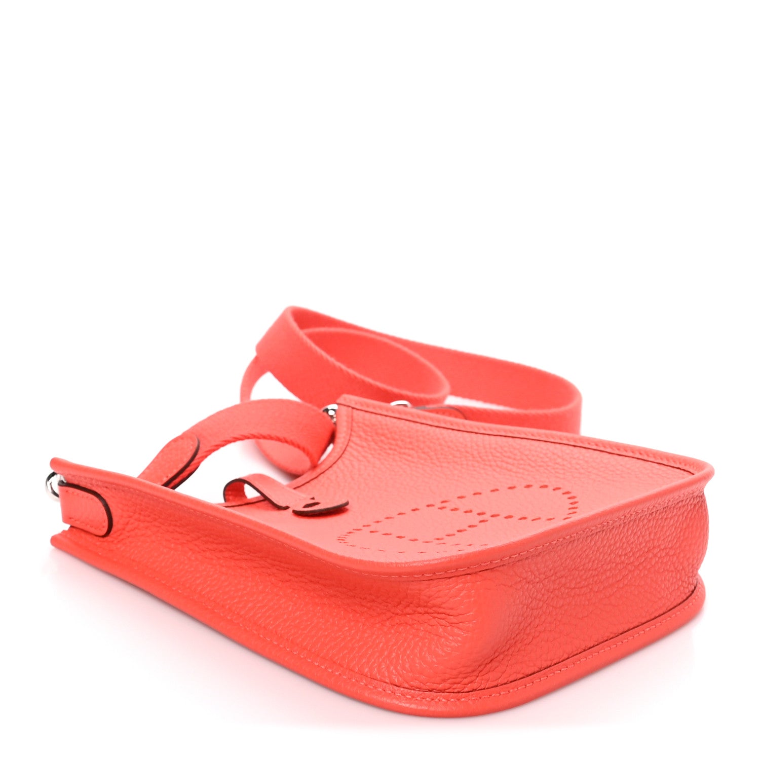 Hermes Taurillon Clemence Evelyne TPM Rouge Pivoine 4 of 11