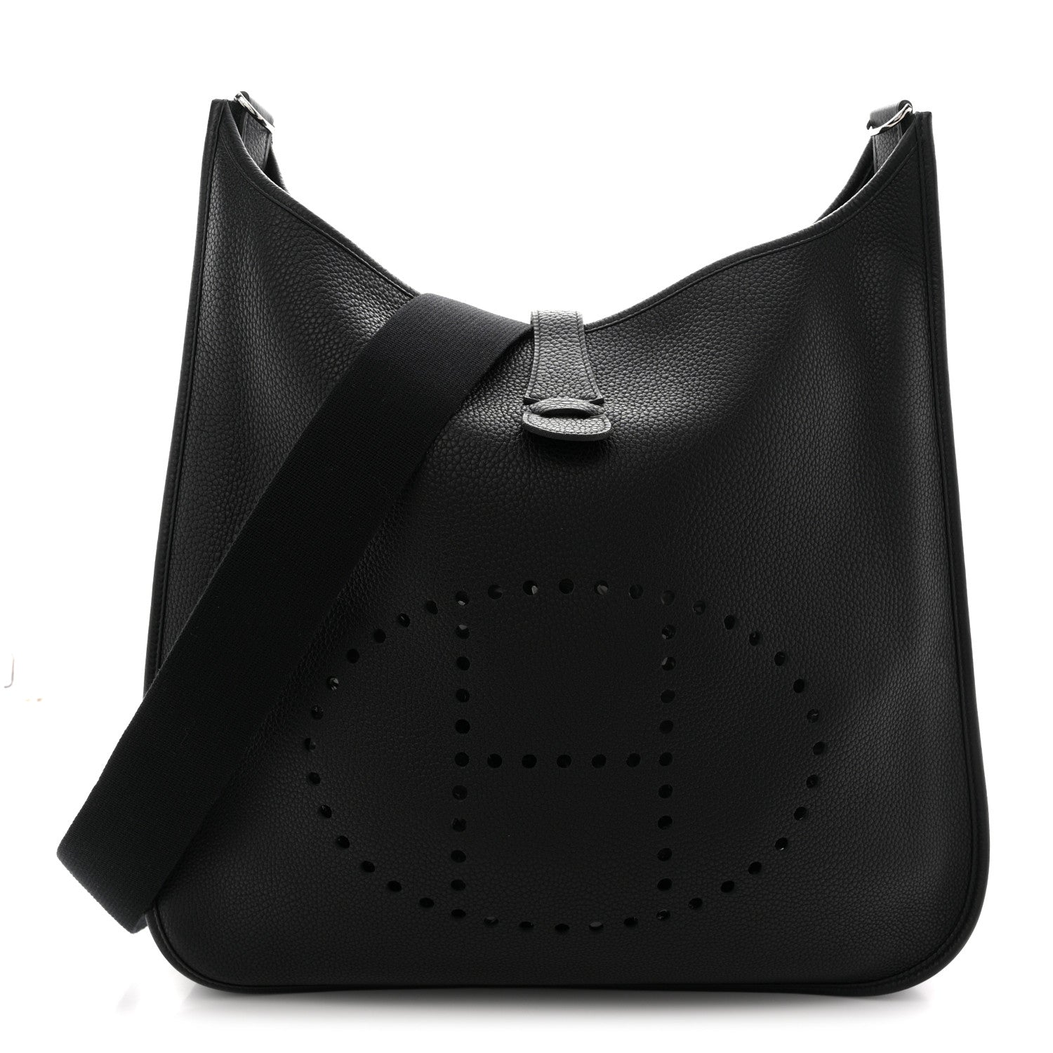 Hermes Taurillon Clemence Evelyne II TGM Black 1 of 10