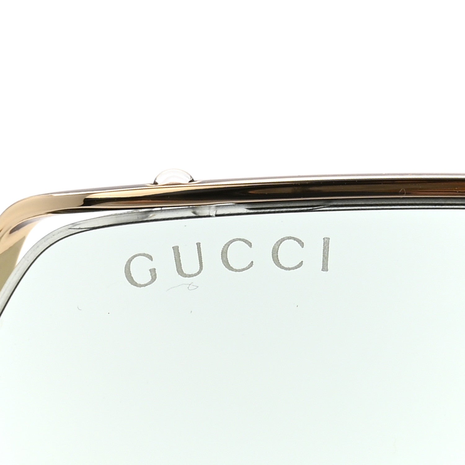 Gucci Metal Sunglasses GG0817S Green 7 of 8