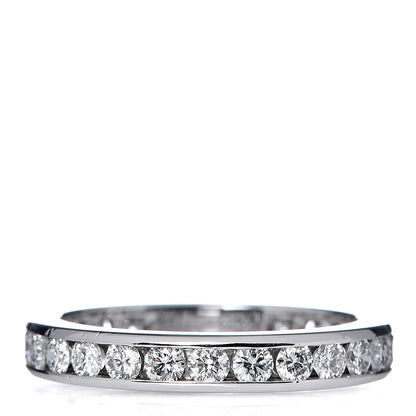 Tiffany Platinum Diamond 3mm Wedding Band Ring 49 5 1 of 4