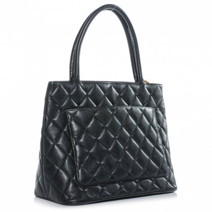 Chanel Caviar Medallion Tote Black 4 of 8