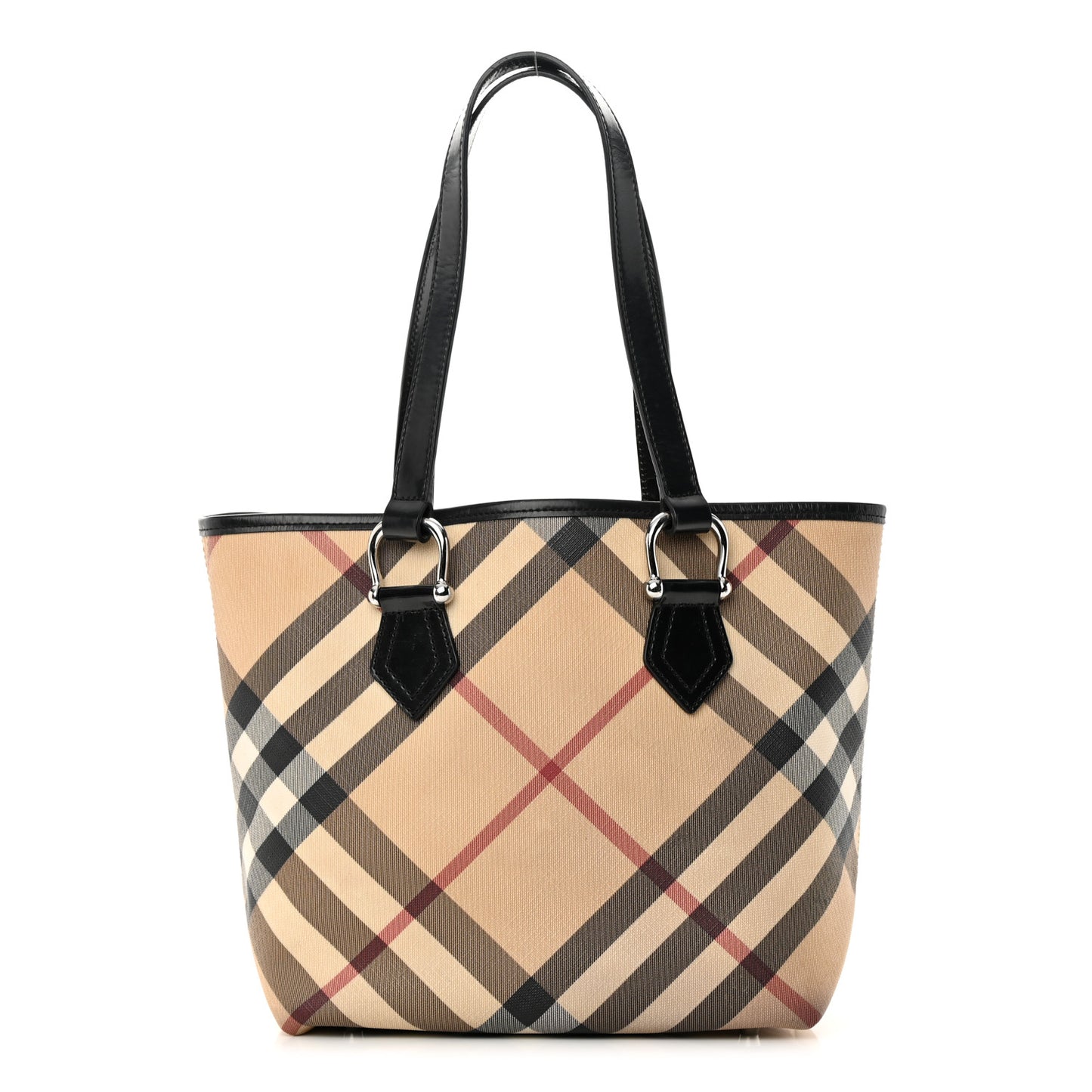 Nova Check Tote Black