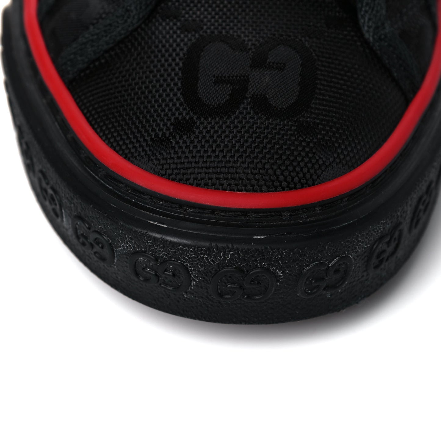 Econyl Nylon Web Monogram Off The Grid Womens 1977 Tennis High Top Sneakers 39.5 Black