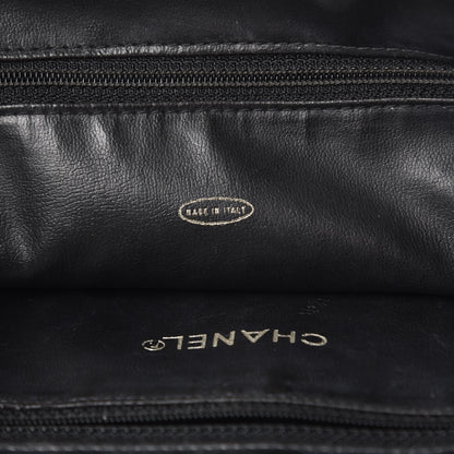 Chanel Lambskin Quilted Shopping Tote Black 6 of 13