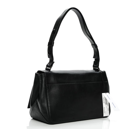 Proenza Schouler Pebbled Calfskin Double Sided PS Courier Bag Black 3 of 7