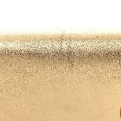 Valentino Garavani Metallic Calfskin Rockstud Side Slip Wristlet Clutch Gold 15 of 15