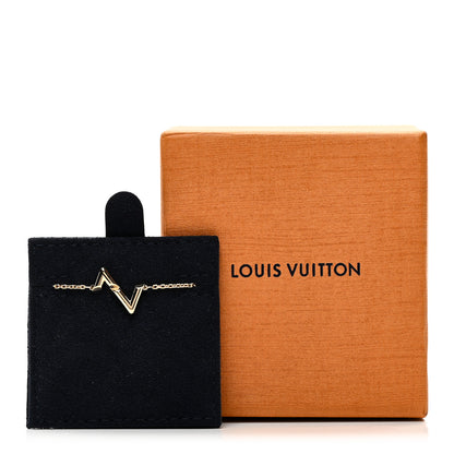 Louis Vuitton 18K Yellow Gold Volt Upside Down Chain Bracelet 4 of 4