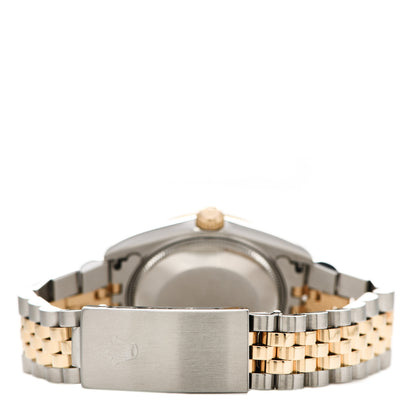 Rolex Stainless Steel 18K Yellow Gold Mother of Pearl 31mm Oyster Perpetual Datejust Watch Roman 78273 3 of 4