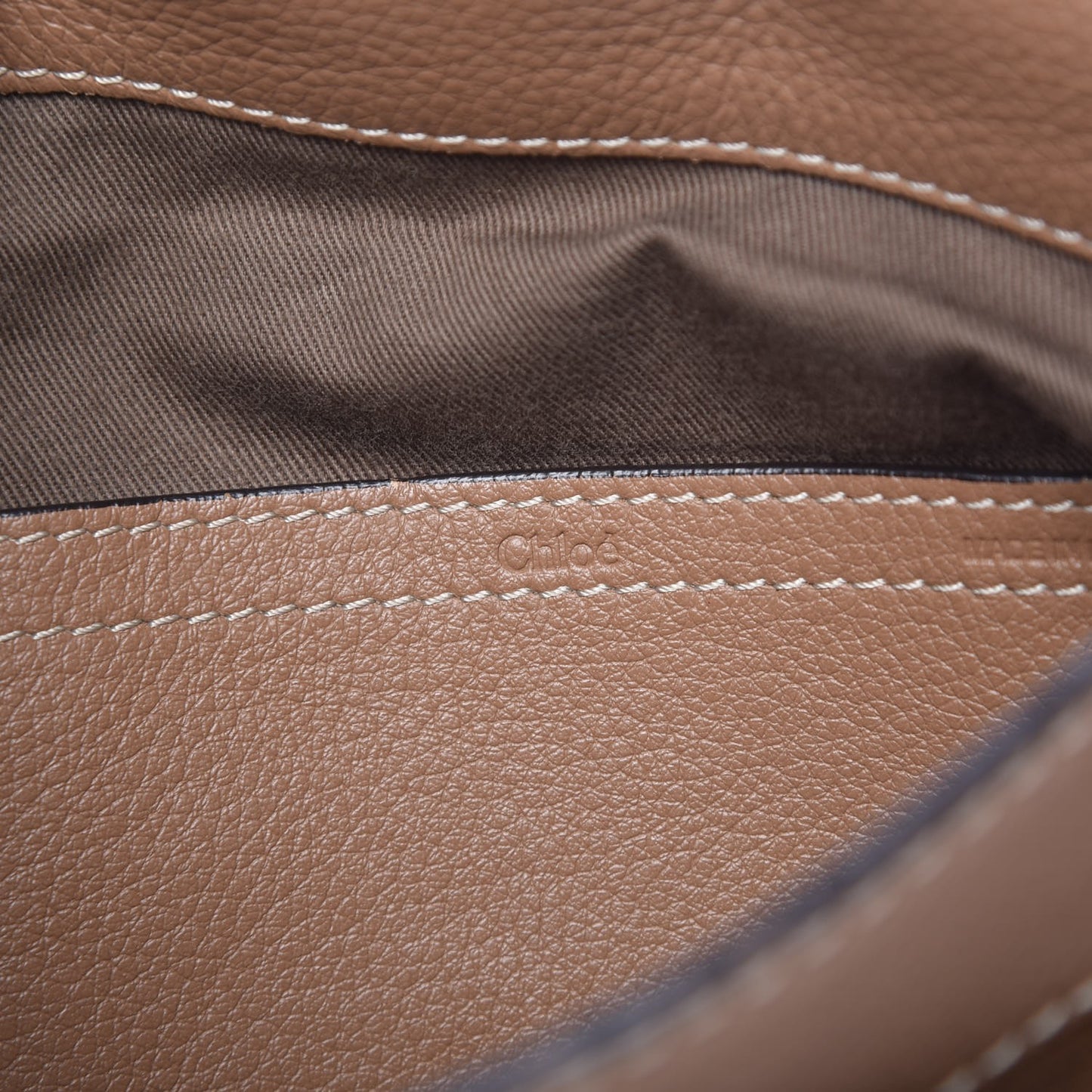 Calfskin Medium Marcie Round Crossbody Bag Nut