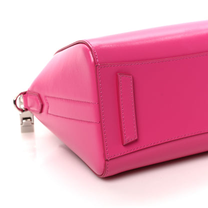 Givenchy Shiny Lord Calfskin Mini Antigona Neon Pink 7 of 9
